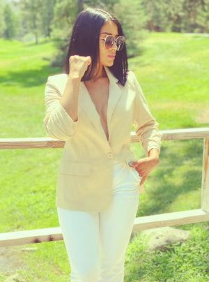 St. Tropez Nude Blazer